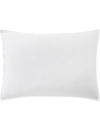 Taie oreiller percale de coton 50 x 70 cm Gris
