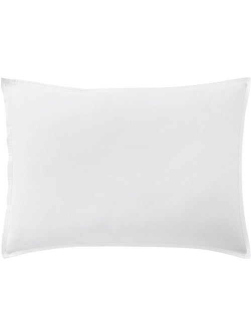 Taie oreiller percale de coton 50 x 70 cm Gris - Kiabi