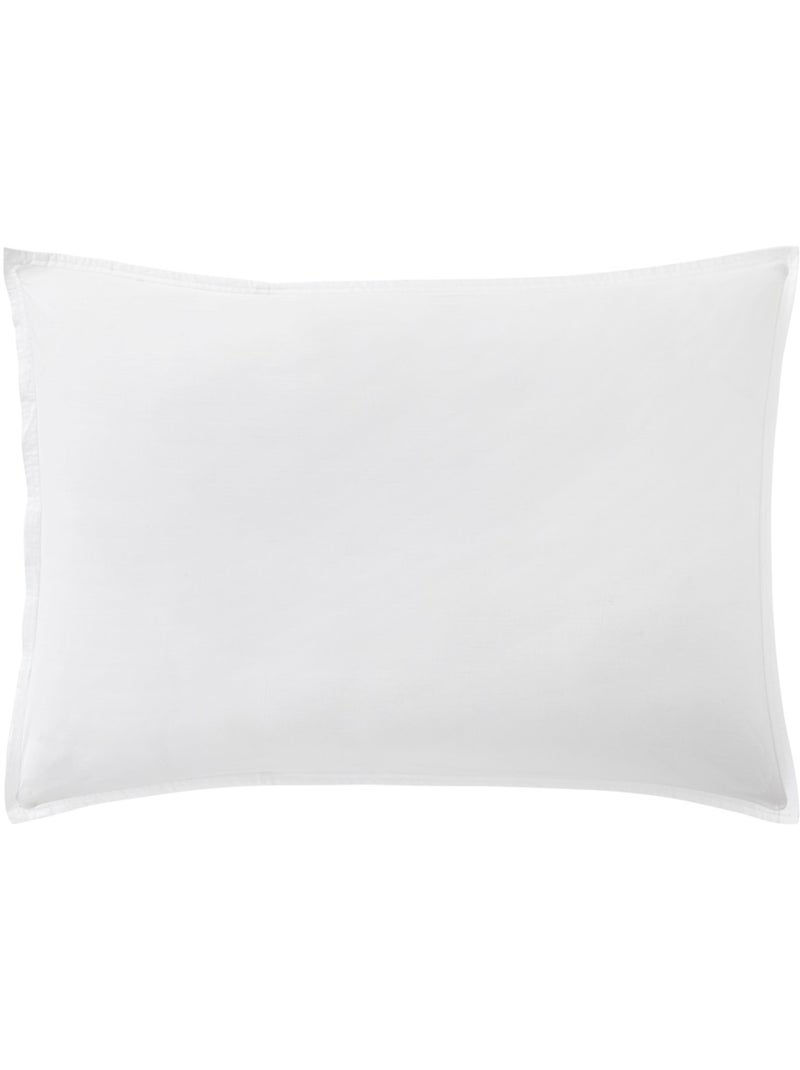 Taie oreiller percale de coton 50 x 70 cm Gris Gris - Kiabi