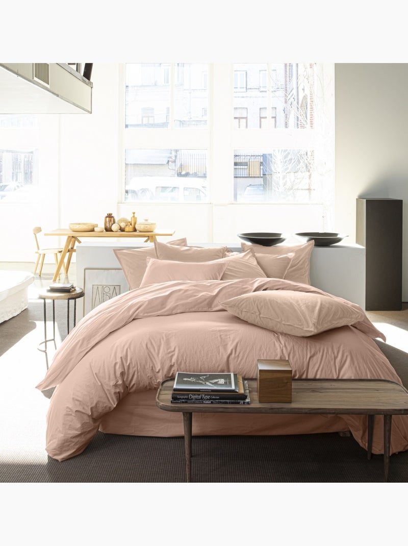 Taie oreiller percale de coton 50 x 70 cm Gris Gris - Kiabi