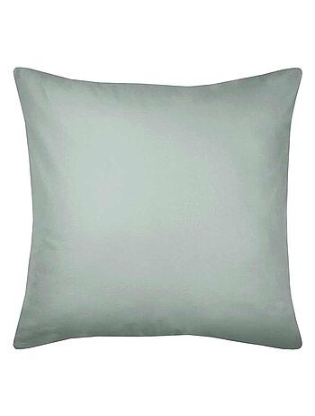 Taie d'oreiller unie en coton bio
