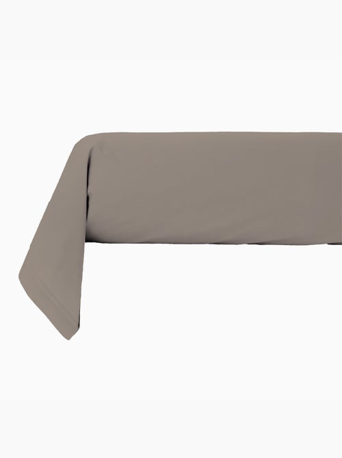 Taie traversin en coton 100% taupe unie 57 fils/cm2 – Future Home - Kiabi