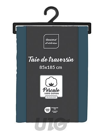 Taies de Traversin Percale de Coton 78fils Percale Douceur d'Intérieur