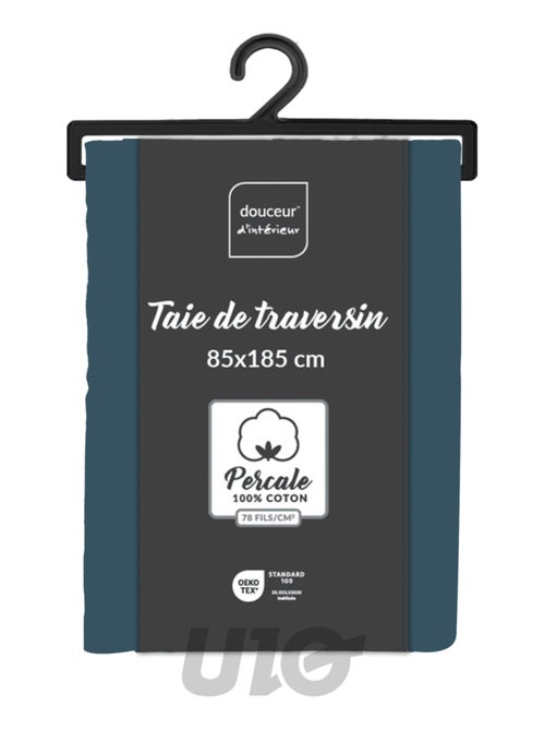 Taies de Traversin Percale de Coton 78fils Percale Douceur d'Intérieur - Kiabi