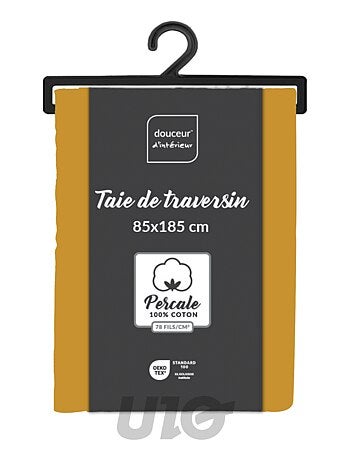 Taies de Traversin Percale de Coton 78fils Percale Douceur d'Intérieur