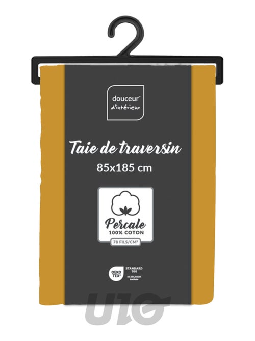 Taies de Traversin Percale de Coton 78fils Percale Douceur d'Intérieur - Kiabi