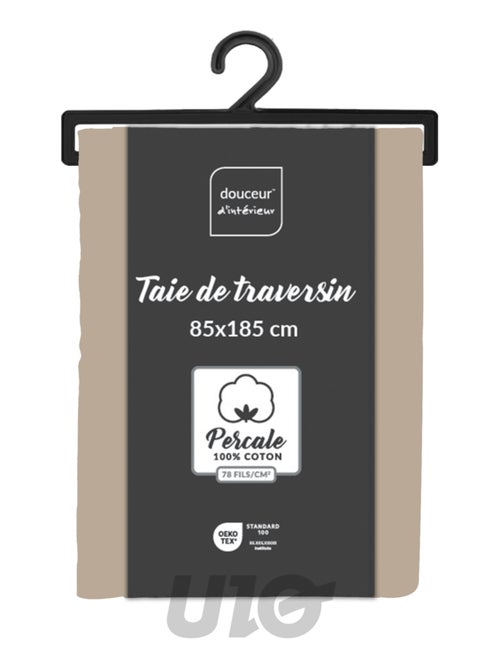 Taies de Traversin Percale de Coton 78fils Percale Douceur d'Intérieur - Kiabi Taies de Traversin Percale de Coton 78fils Percale Douceur d'Intérieur - Kiabi