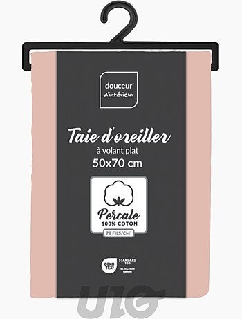 Taies d'oreiller Coton Percale
