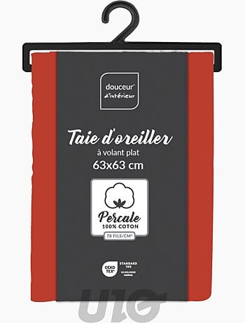 Taies d'oreiller Coton Percale
