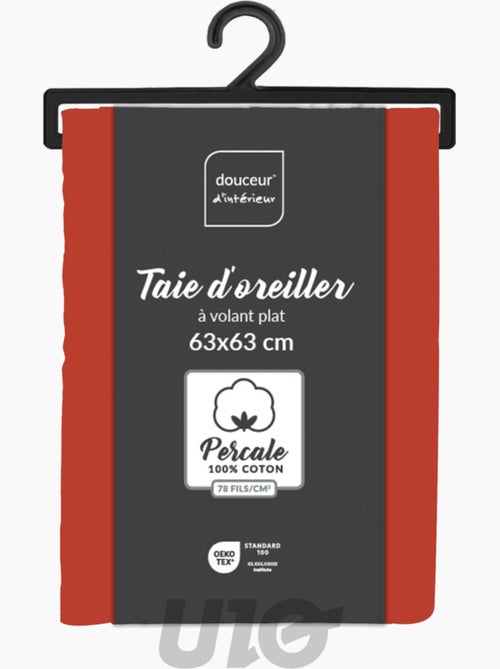 Taies d'oreiller Coton Percale - Kiabi