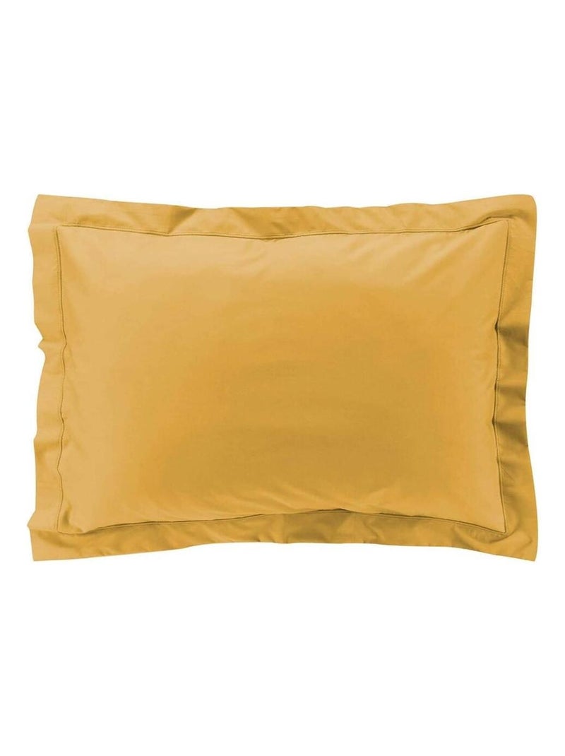 Taies d'oreiller x2 Percale 50x70 cm Jaune Jaune - Kiabi