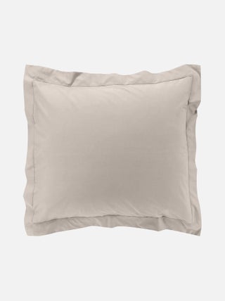 Taies d'oreiller x2 Percale 50x70 cm Naturel