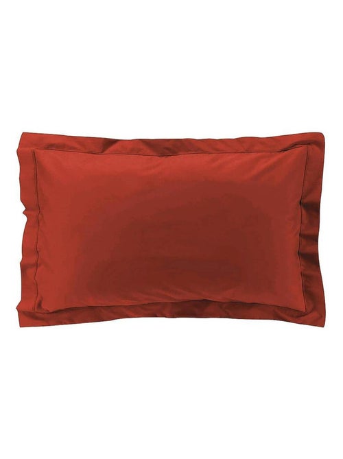 Taies d'oreiller x2 Percale 50x70 cm Rouge - Kiabi