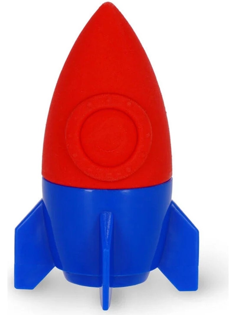 Taille-crayon avec gomme - To The Moon And Back Rouge - Kiabi