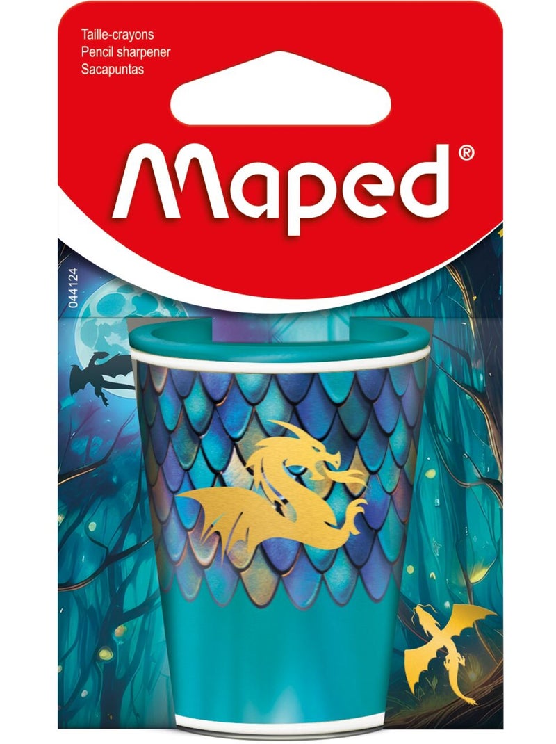 Taille crayons dragon 2 trous canette Multicolore - Kiabi
