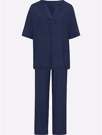 Tailleur Pantalon 55% Lin - Taille Standard - Helline