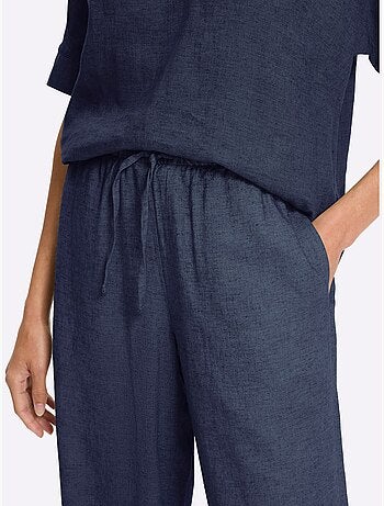 Tailleur Pantalon 55% Lin - Taille Standard - Helline