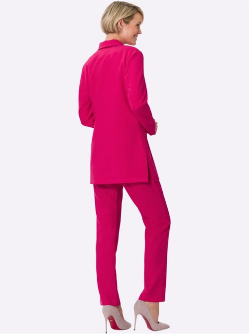 Tailleur pantalon à col à revers et fentes latérales - Taille standard - Moda Vilona - Kiabi Tailleur pantalon à col à revers et fentes latérales - Taille standard - Moda Vilona - Kiabi