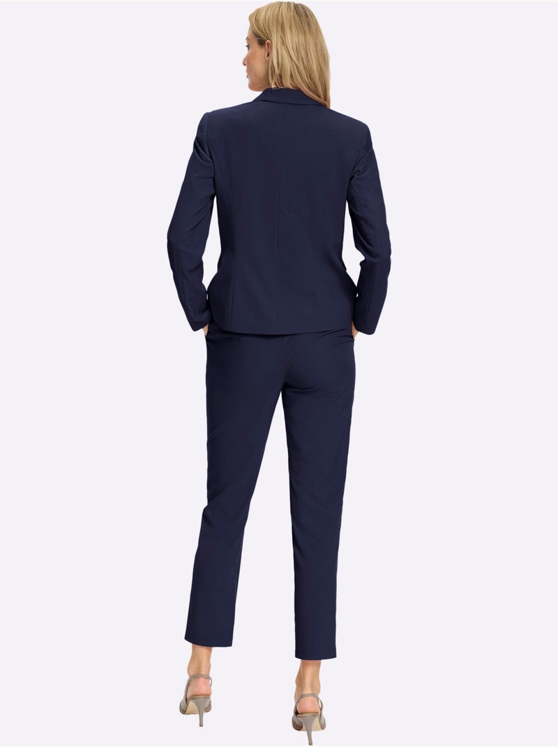 Tailleur Pantalon à Porter Ensemble Ou Séparément Pour Un Style Parfait - Taille Standard - Helline Bleu marine - Kiabi
