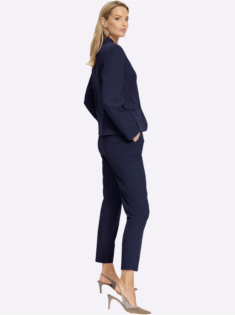 Tailleur Pantalon à Porter Ensemble Ou Séparément Pour Un Style Parfait - Taille Standard - Helline Bleu marine - Kiabi