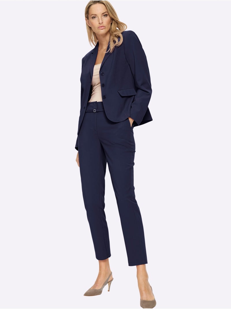 Tailleur Pantalon à Porter Ensemble Ou Séparément Pour Un Style Parfait - Taille Standard - Helline Bleu marine - Kiabi