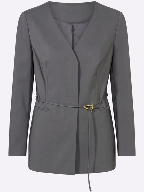Tailleur Pantalon Avec Ceinture à Boucle Décorative - Taille Standard - Helline - Kiabi