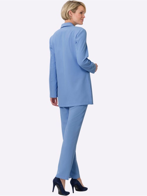 Tailleur pantalon avec col à revers et fentes latérales - Taille standard - Moda Vilona - Kiabi Tailleur pantalon avec col à revers et fentes latérales - Taille standard - Moda Vilona - Kiabi