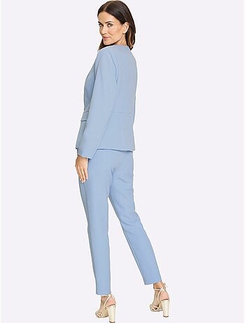 Tailleur Pantalon Boutons Décoratifs - Taille Standard - Helline