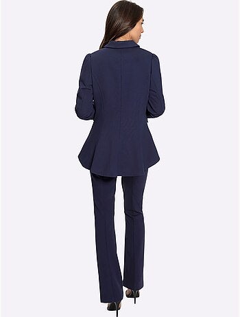 Tailleur Pantalon Boutons Fantaisie - Taille Standard - Helline