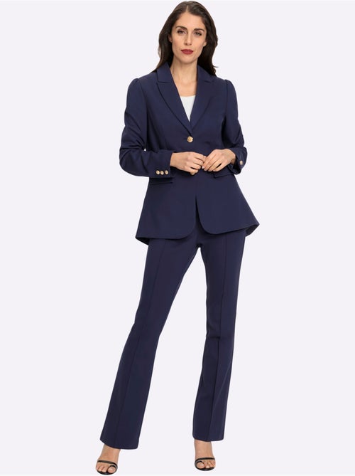 Tailleur Pantalon Boutons Fantaisie - Taille Standard - Helline - Kiabi Tailleur Pantalon Boutons Fantaisie - Taille Standard - Helline - Kiabi