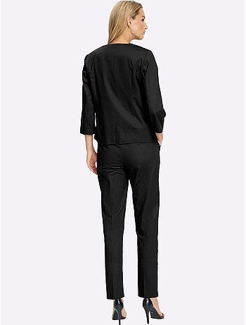 Tailleur Pantalon Forme Courte Tendance - Taille Standard - Helline