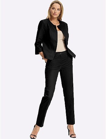 Tailleur Pantalon Forme Courte Tendance - Taille Standard - Helline