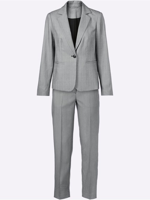 Tailleur Pantalon Intemporel Et Chic - Taille Standard - Helline - Kiabi Tailleur Pantalon Intemporel Et Chic - Taille Standard - Helline - Kiabi