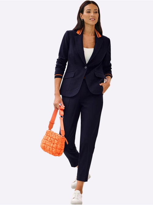 Tailleur Pantalon Joli Aspect Contrasté - Taille Standard - Helline - Kiabi