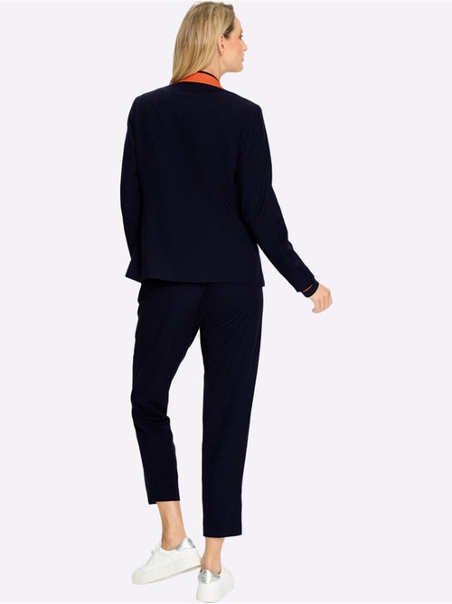 Tailleur Pantalon Joli Aspect Contrasté - Taille Standard - Helline - Kiabi