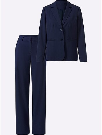 Tailleur pantalon modèle classique élégant - taille standard - helline
