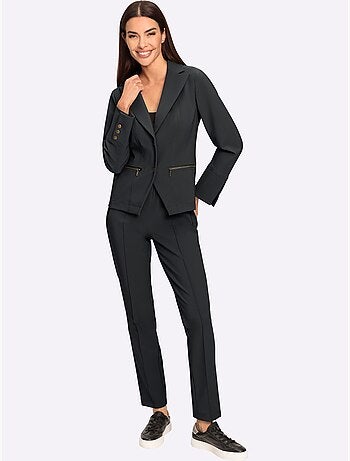 Tailleur pantalon qualité extensible - taille standard - helline