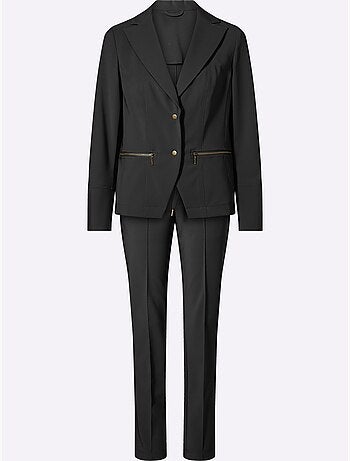 Tailleur pantalon qualité extensible - taille standard - helline