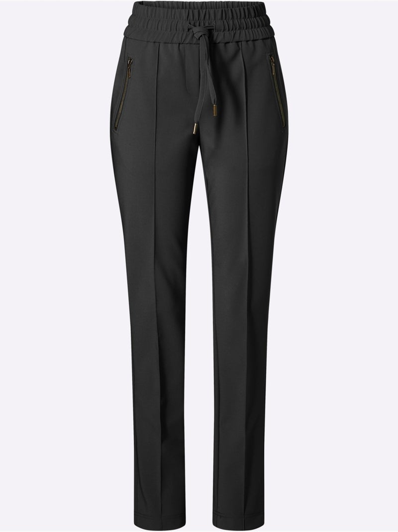 Tailleur Pantalon Qualité Extensible - Taille Standard - Helline Noir - Kiabi