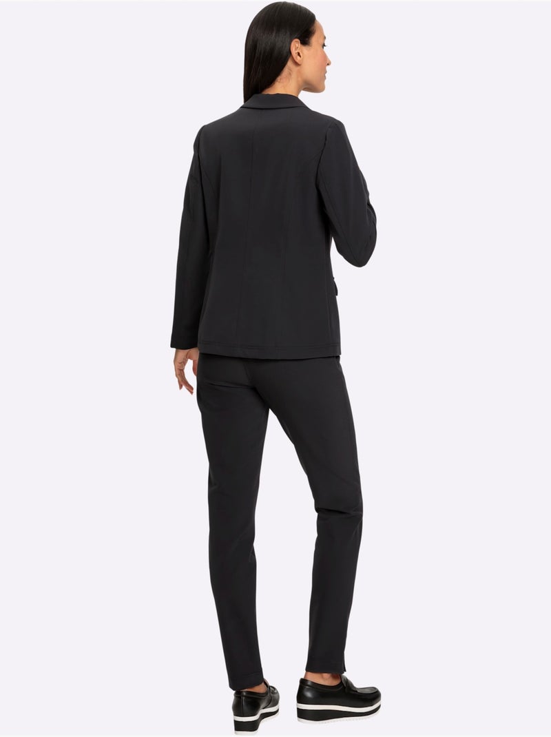 Tailleur Pantalon Qualité Extensible - Taille Standard - Helline Noir - Kiabi