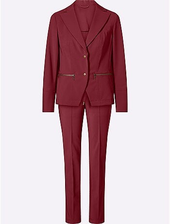 Tailleur pantalon qualité extensible - taille standard - helline