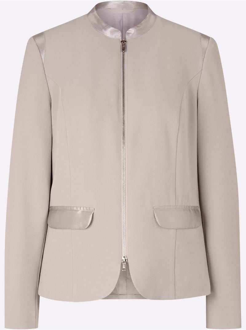 Tailleur Pantalon Qualité Tissée - Taille Standard - helline Gris clair - Kiabi