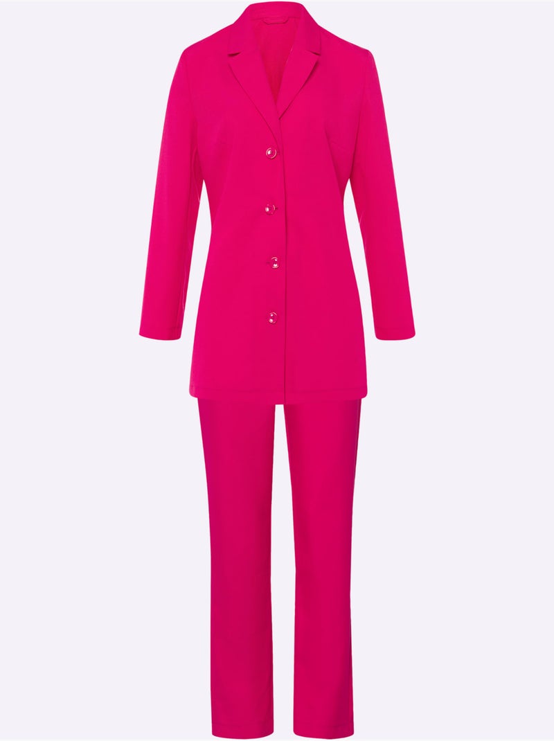 Tailleur Pantalon Tendance - Taille Standard - Moda Vilona Rose fushia - Kiabi