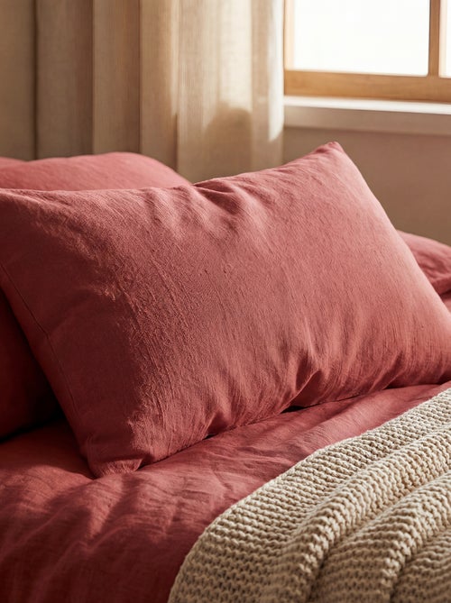 Taire d'oreiller unie - 50 x 80 cm environ - Kiabi