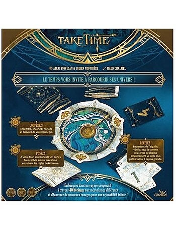 Take time - jeu de societe - asmodee - btt01fr - rouge - dès 10 ans