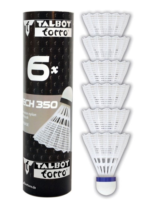 Talbot-Torro Boîte de 6 Volants Badminton Tech 350 - Kiabi