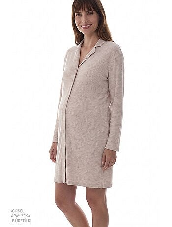 Talia chemise chemise de nuit à manches longues penti