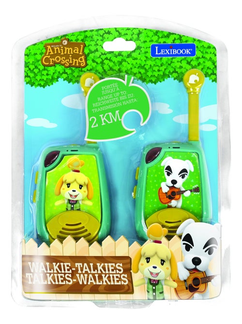 Talkie-Walkies Animal Crossing portée 2km fonction morse - Kiabi Talkie-Walkies Animal Crossing portée 2km fonction morse - Kiabi