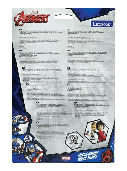 Talkie-Walkies Avengers portée 100m - Kiabi