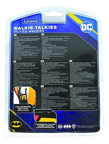 Talkie-Walkies Batman portée 2km fonction morse